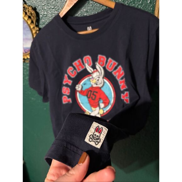 Psycho Bunny Mens Graphic T-Shirt Sz 5/Medium - Picture 2 of 4
